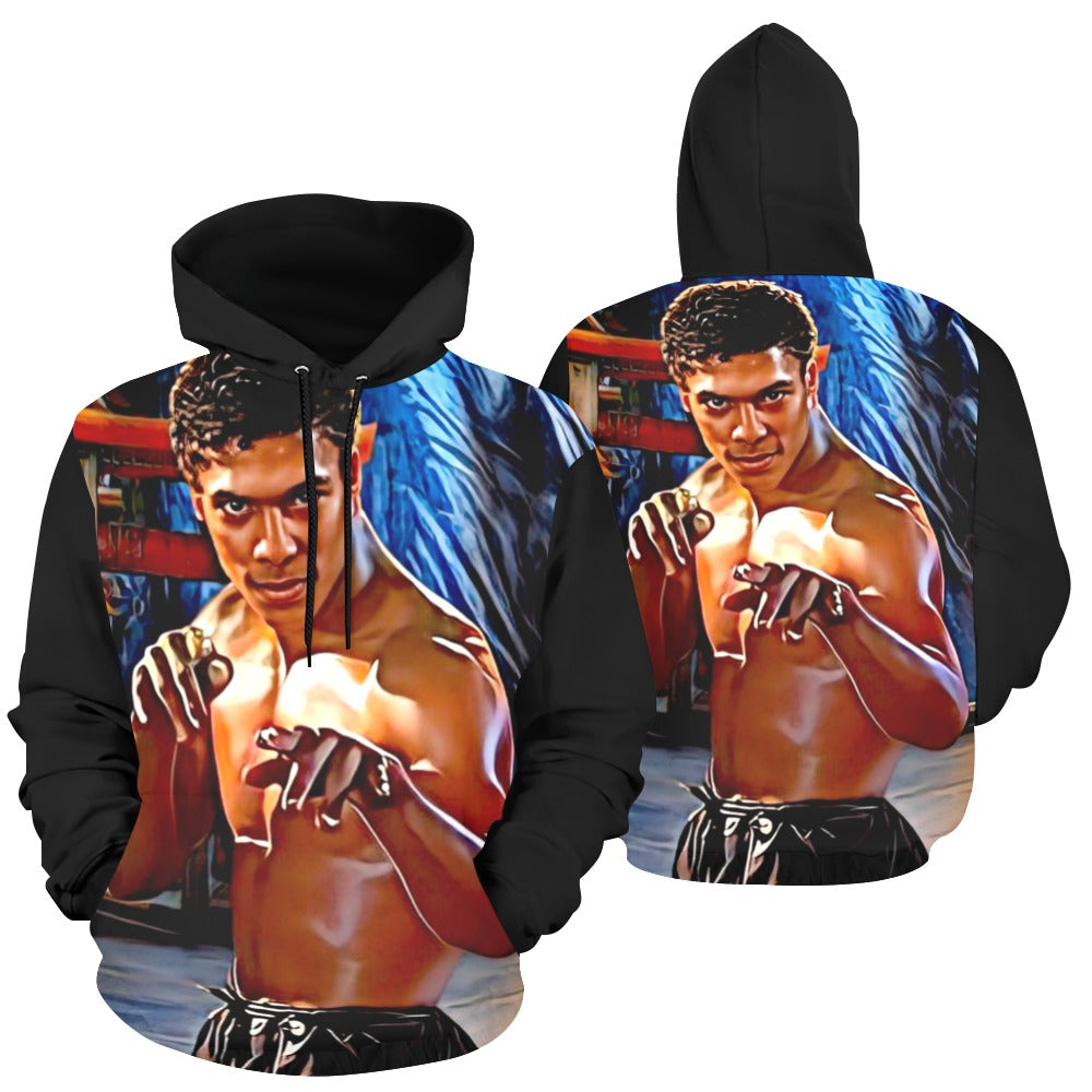 Adult - Glow Master Energy Hoodie – Retro Martial Arts Power Pullover | Vintage Fighter Style Streetwear | Holiday Gift | Last Dragon