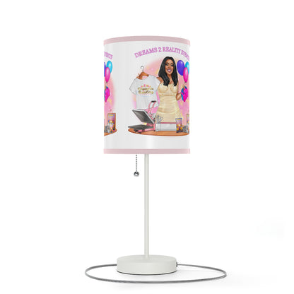 Dreams 2 Reality Logo Lamp on a Stand, US|CA plug