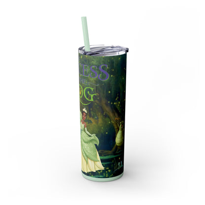 The Princess and the Frog - Skinny Tumbler with Straw, 20oz