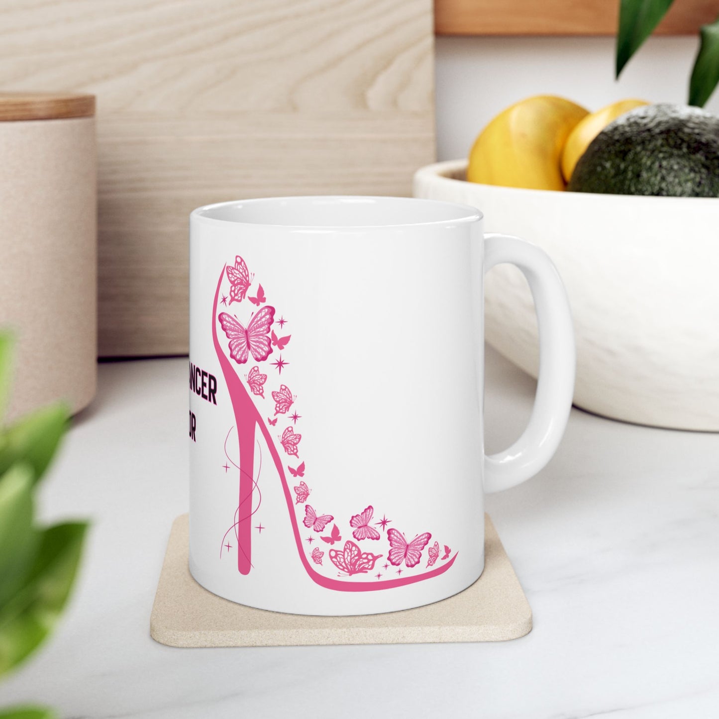 Ceramic Mug - Breast Cancer Survivor