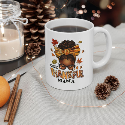 Mug - One Thankful Mama Ceramic Mug (11oz)