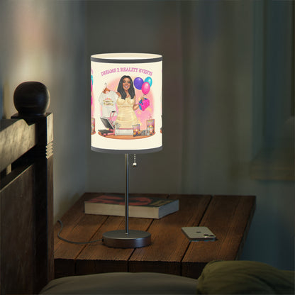 Dreams 2 Reality Logo Lamp on a Stand, US|CA plug