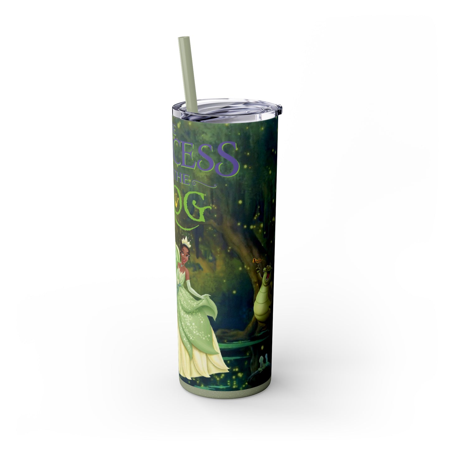 The Princess and the Frog - Skinny Tumbler with Straw, 20oz