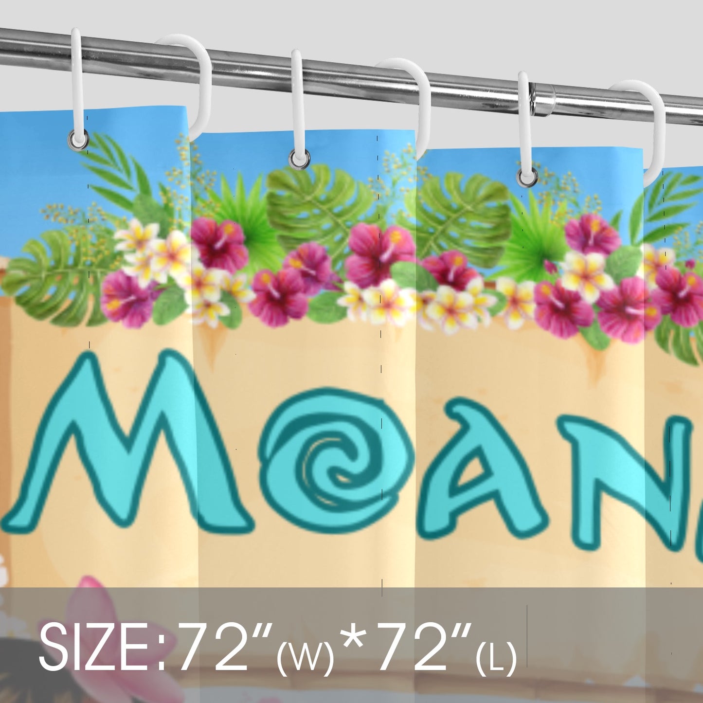 Moana Shower Curtain 72" x 72"