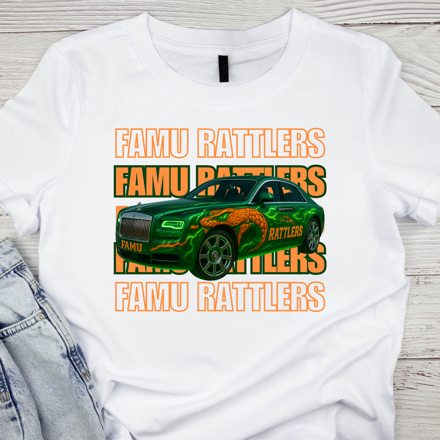 Kids Game Day College Team Car T-Shirt