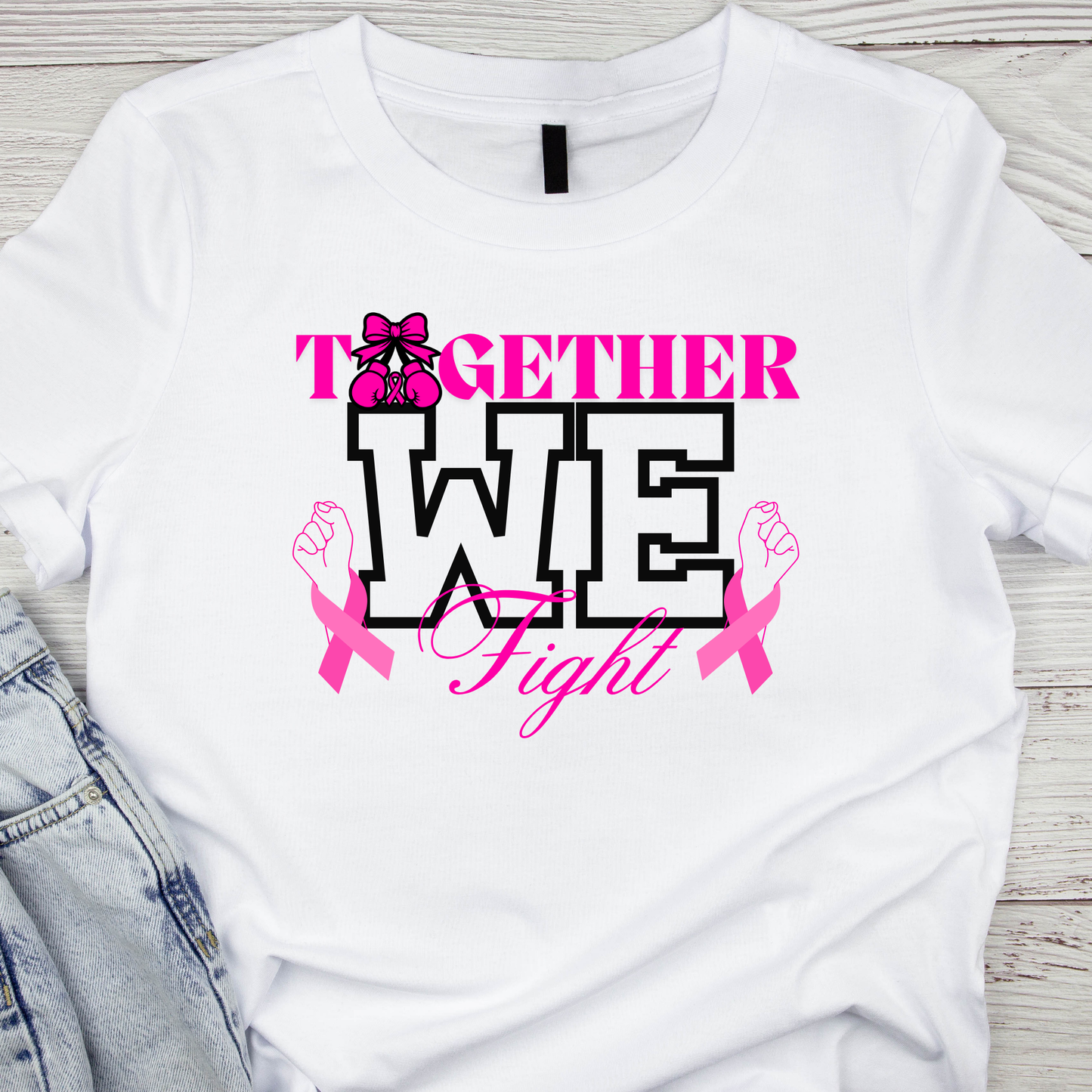 Together We Fight Breast Cancer T-Shirt