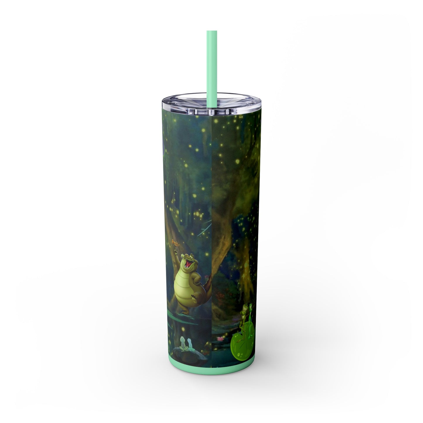 The Princess and the Frog - Skinny Tumbler with Straw, 20oz