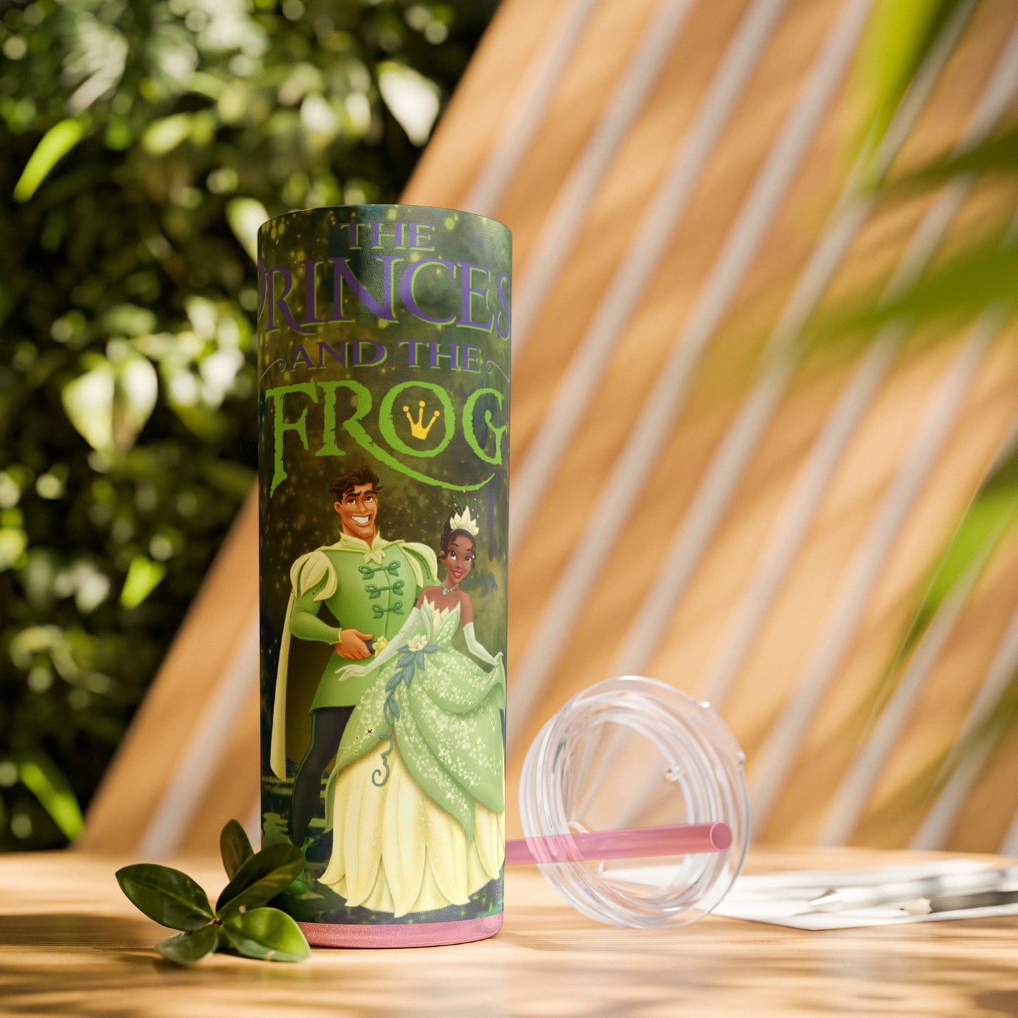 The Princess and the Frog - Skinny Tumbler with Straw, 20oz