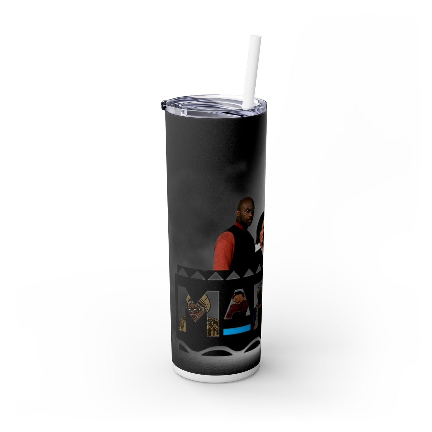 Martin Sitcom TV Show Skinny Tumbler with Straw, 20oz