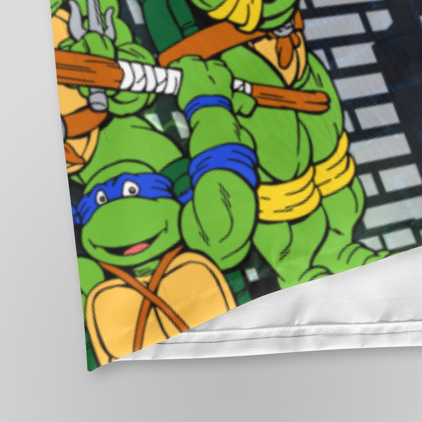 Teenage Mutant Ninja Turtles Shower Curtain 72" x 72"