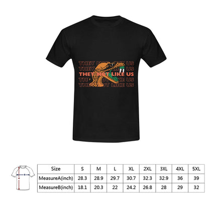 FAMU Ratter Snake “They not like us” Tshirt Men's T-Shirt in USA Size (Front Printing Only)