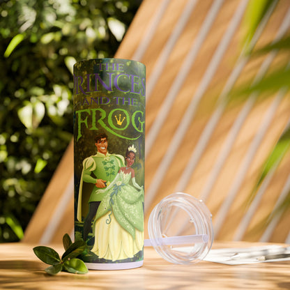 The Princess and the Frog - Skinny Tumbler with Straw, 20oz