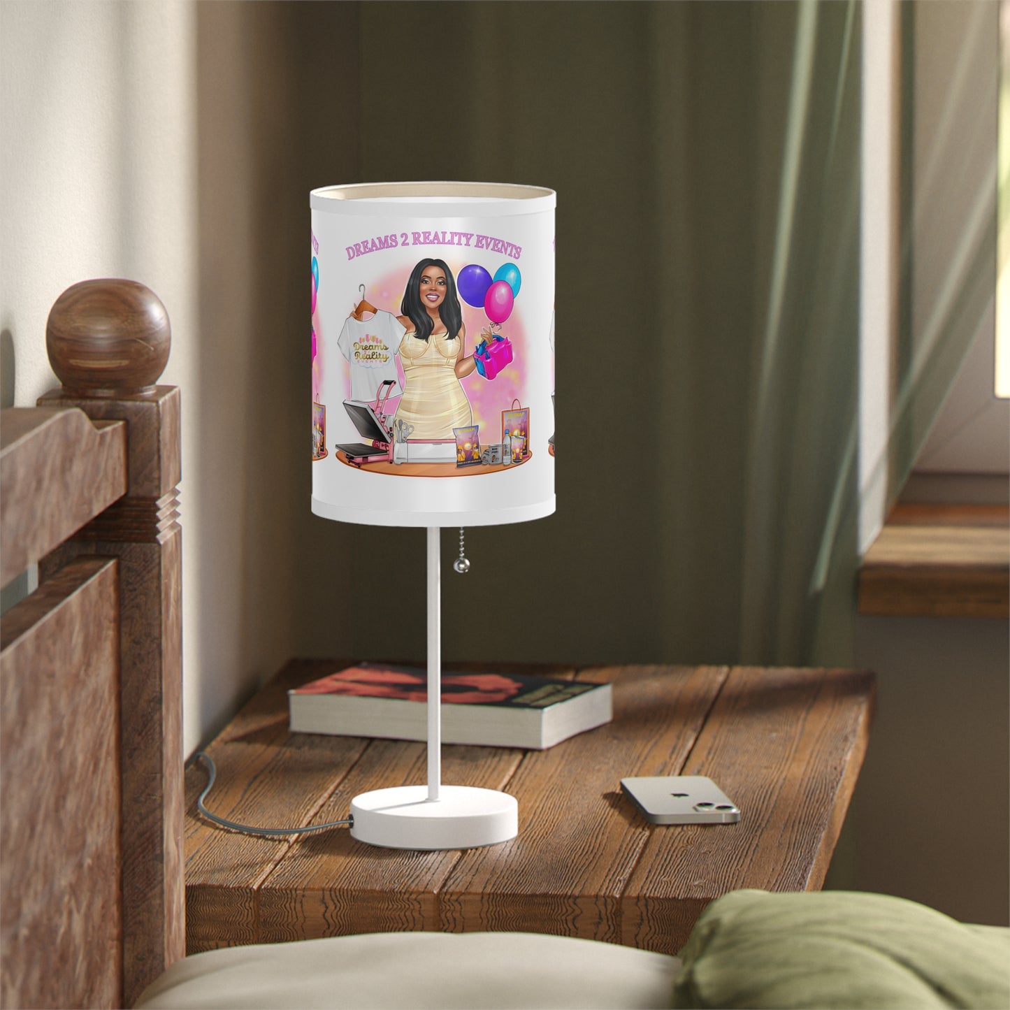 Dreams 2 Reality Logo Lamp on a Stand, US|CA plug