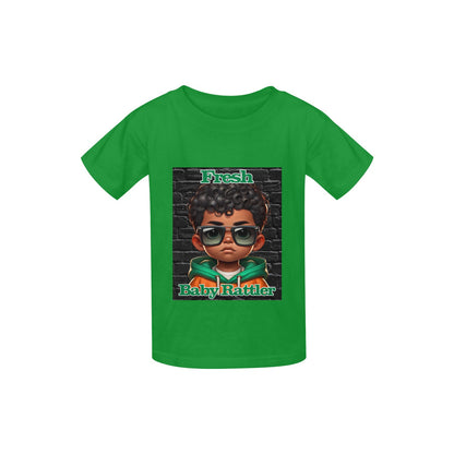 FAMU Fresh Baby Rattler Green Kids T-shirt