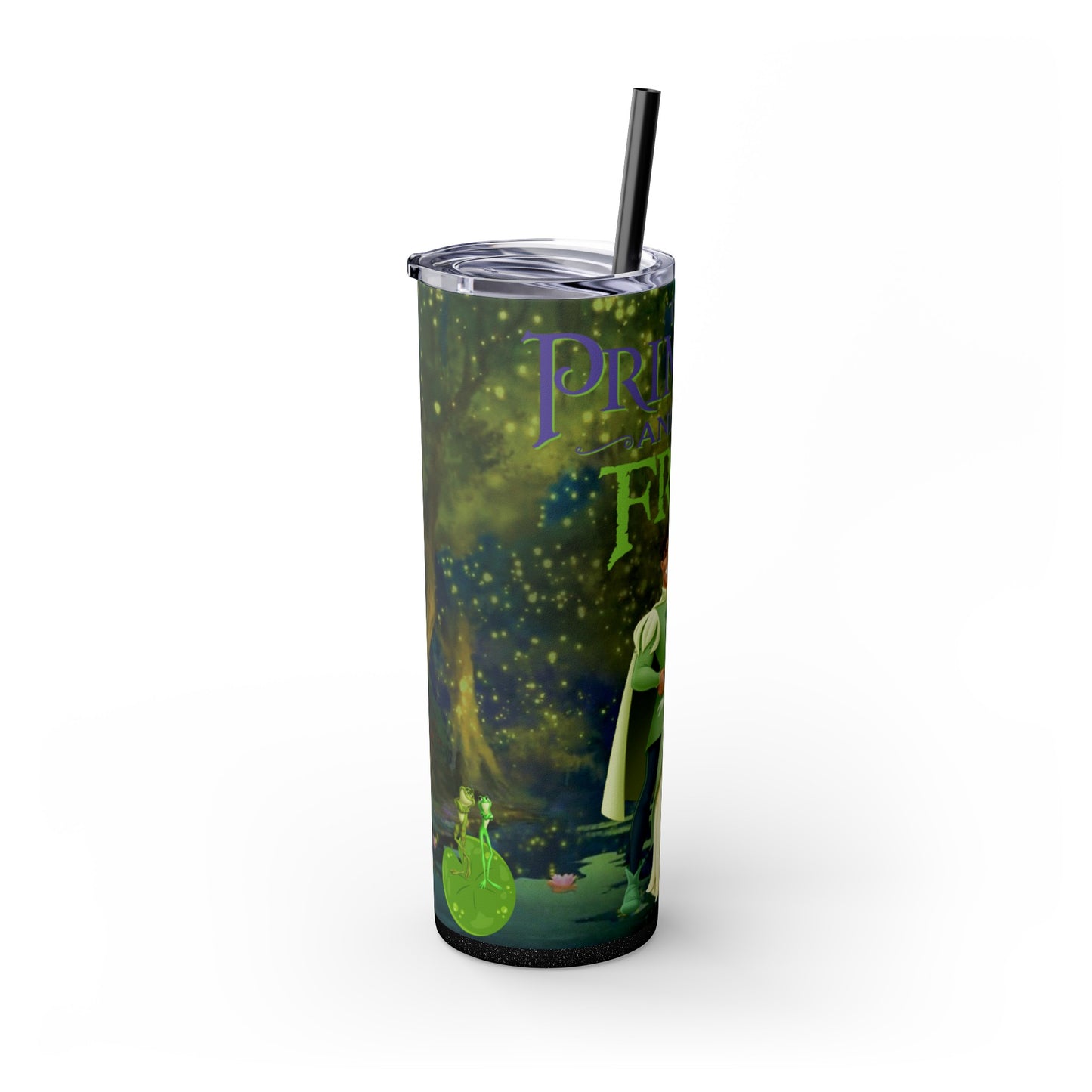 The Princess and the Frog - Skinny Tumbler with Straw, 20oz