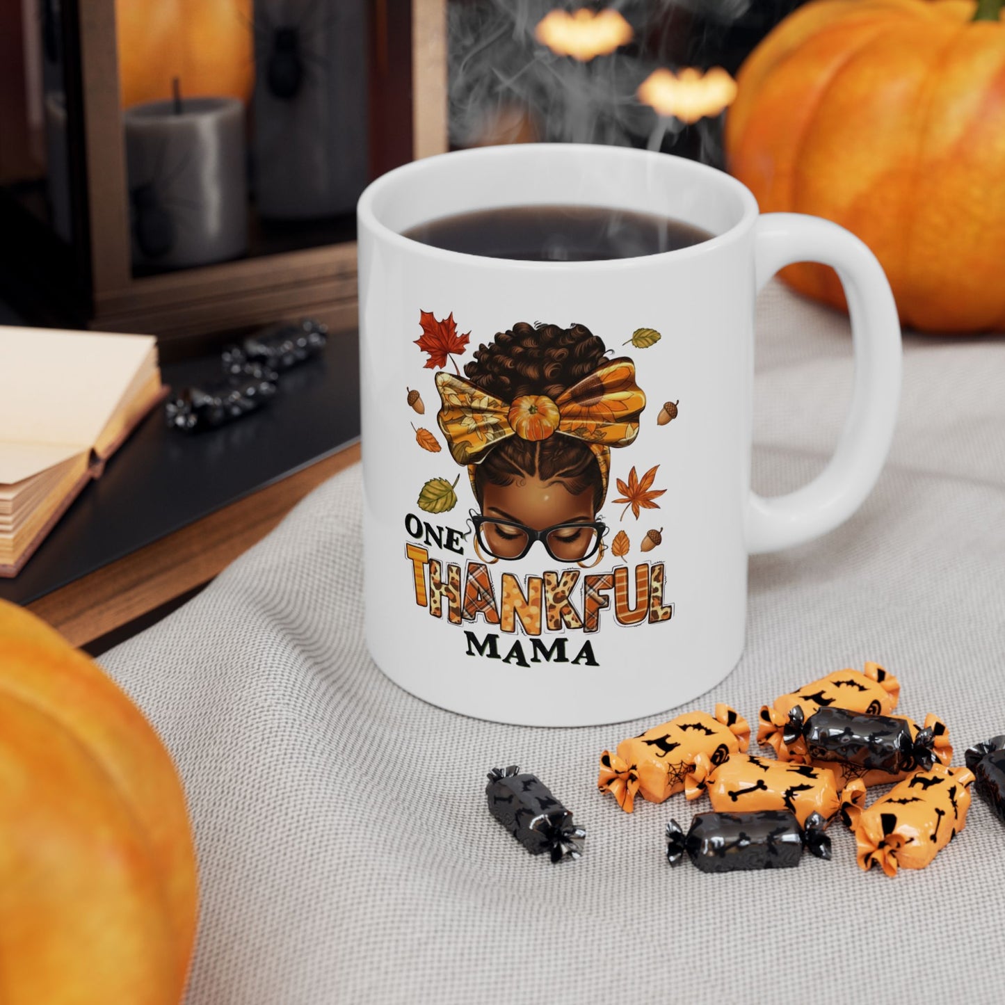 Mug - One Thankful Mama Ceramic Mug (11oz)