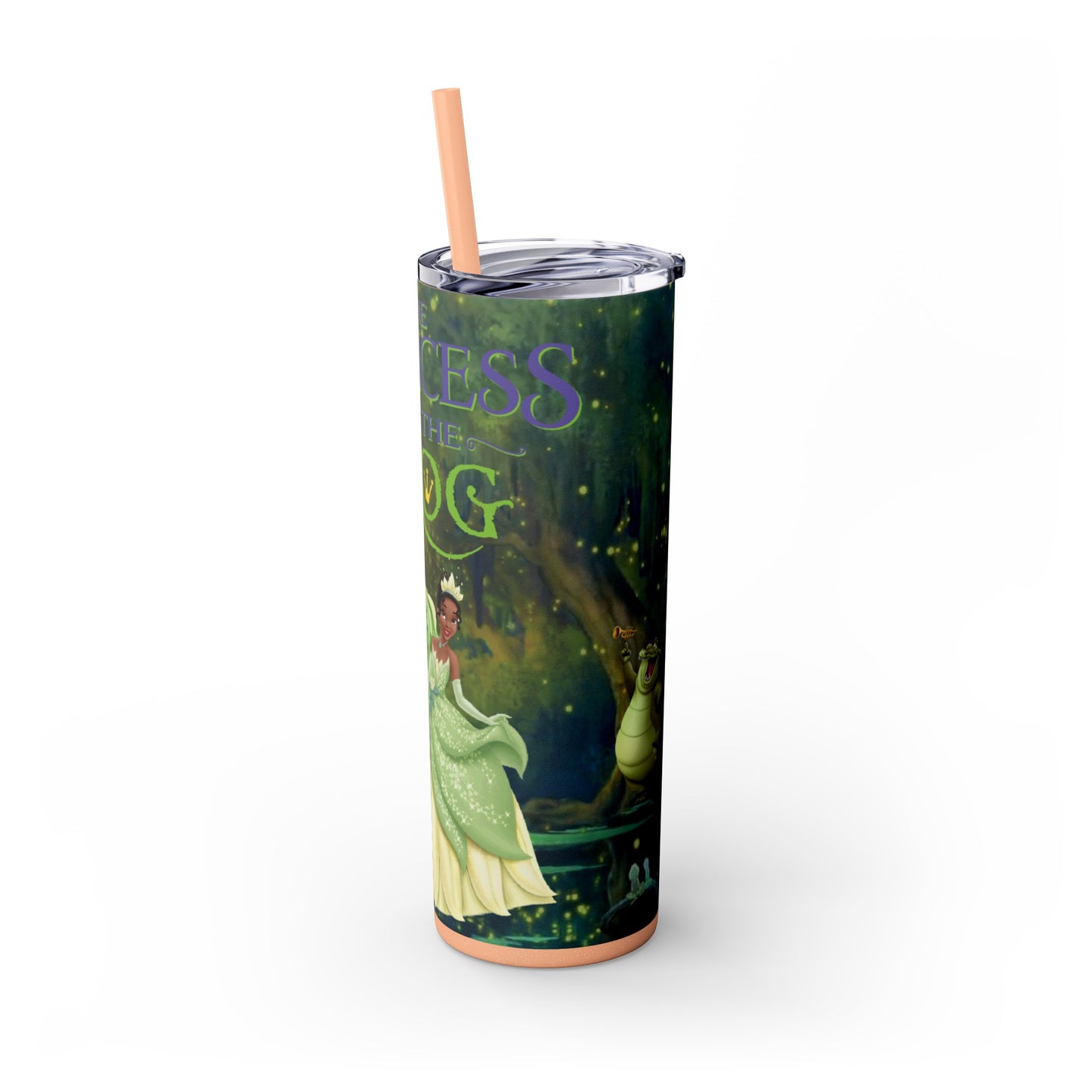 The Princess and the Frog - Skinny Tumbler with Straw, 20oz