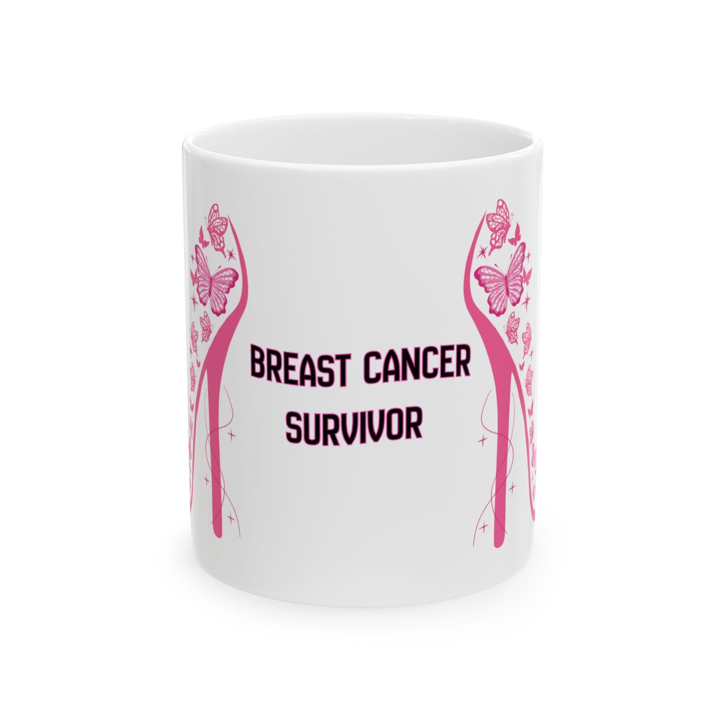 Ceramic Mug - Breast Cancer Survivor