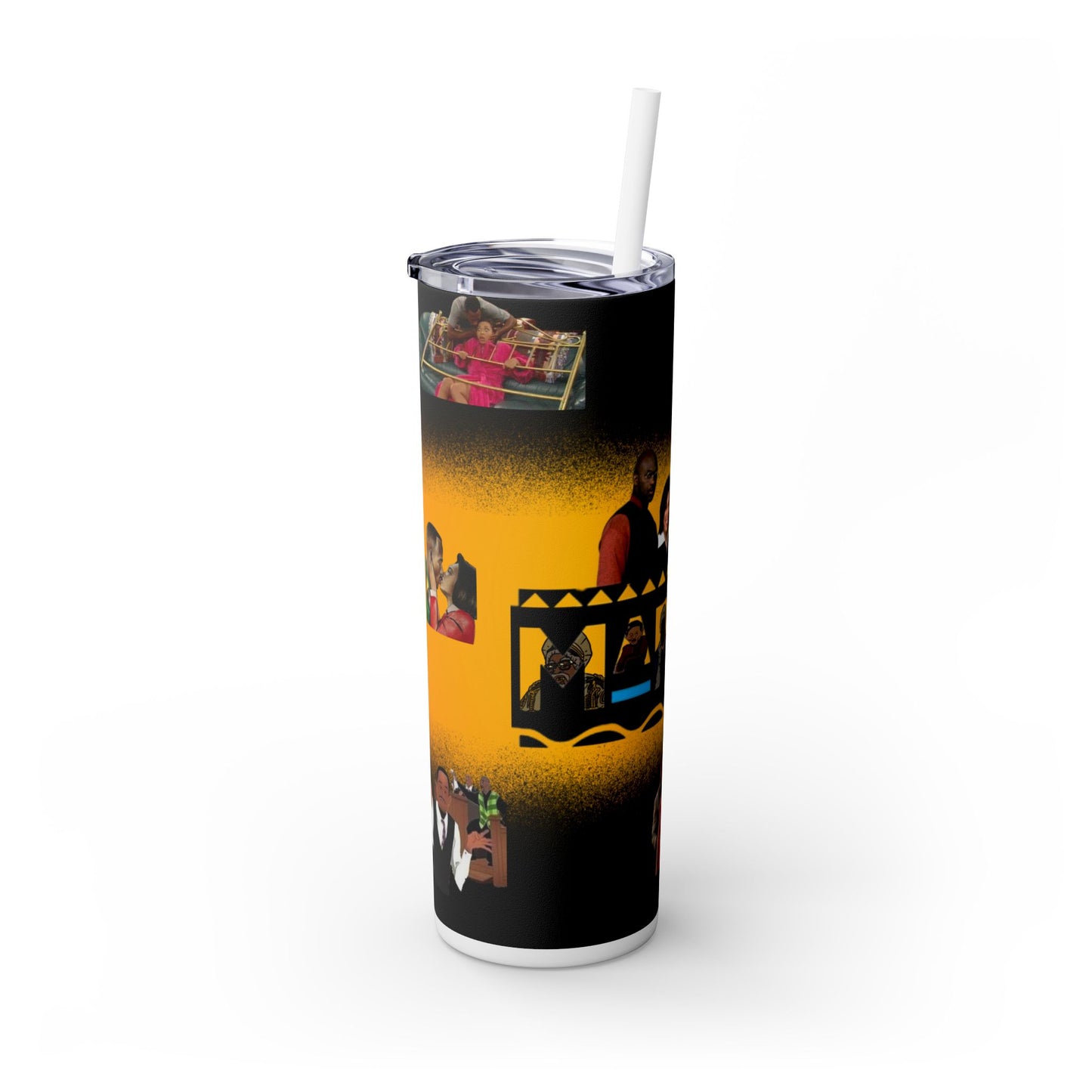 Skinny Tumbler with Straw, 20oz