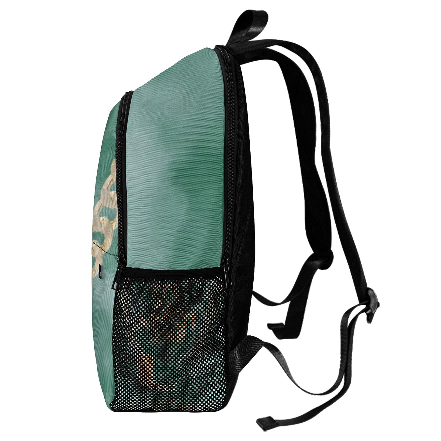 All About the U Backpack – Bold Green & Orange Streetwear Bag | Game Day Inspired Travel & Everyday Backpack