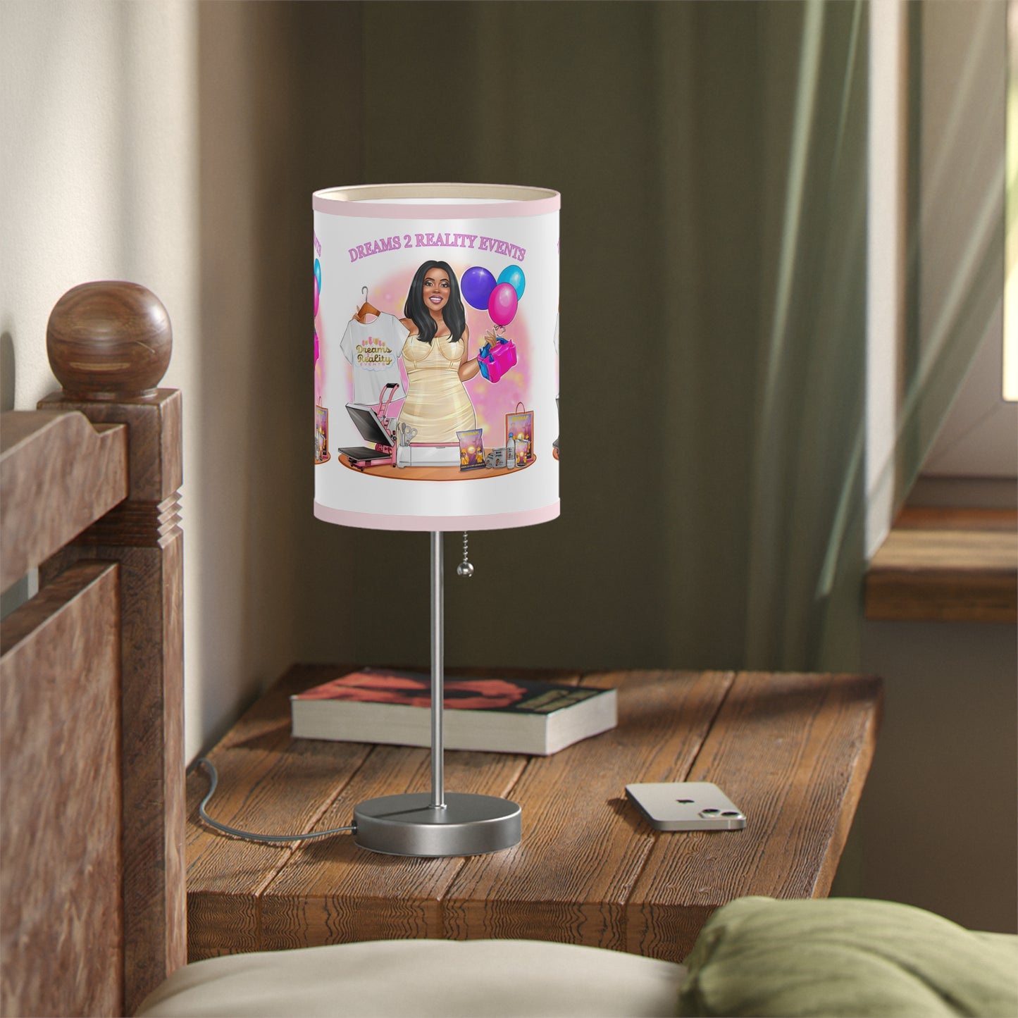 Dreams 2 Reality Logo Lamp on a Stand, US|CA plug