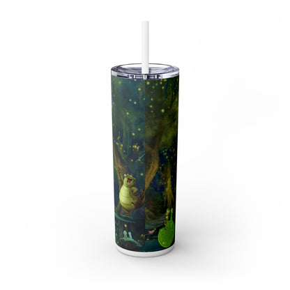 The Princess and the Frog - Skinny Tumbler with Straw, 20oz