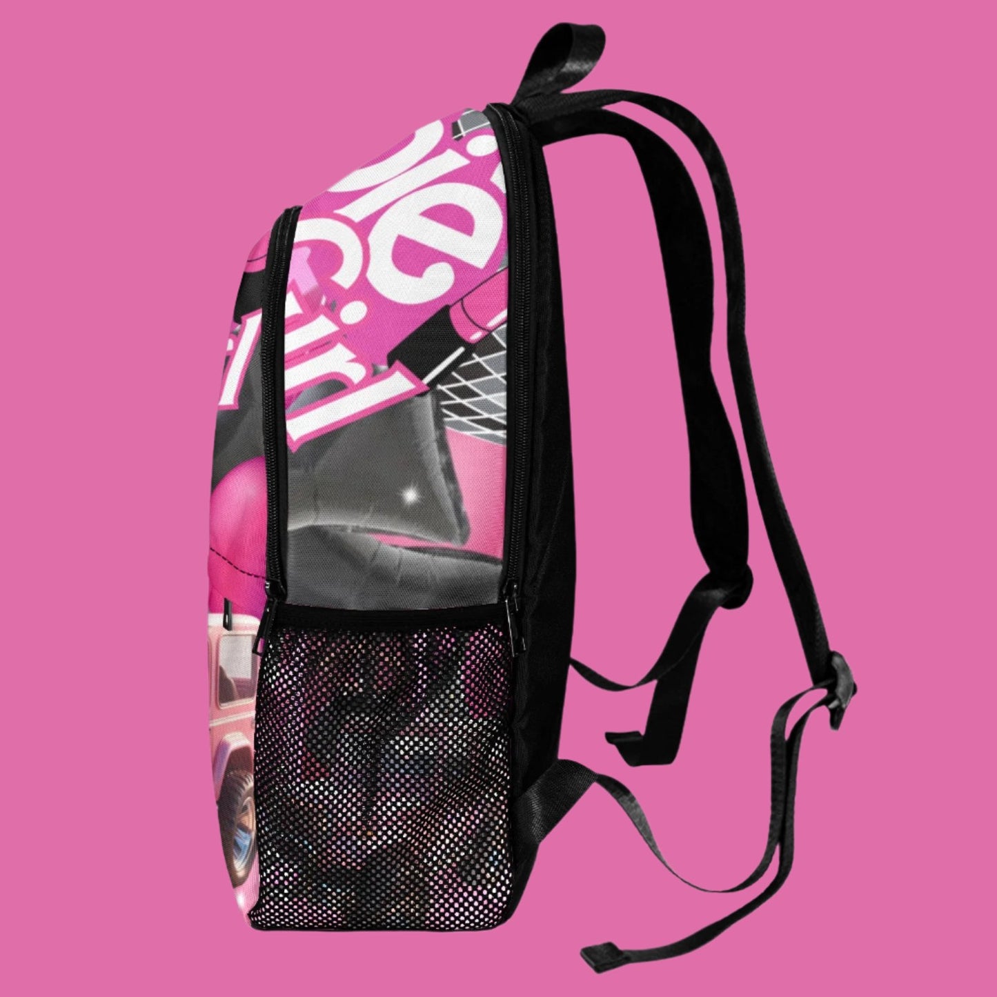 Barbie Backpack with Side Mesh Pockets