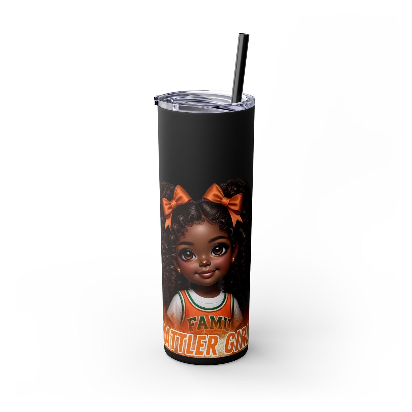 Skinny Tumbler with Straw, 20oz