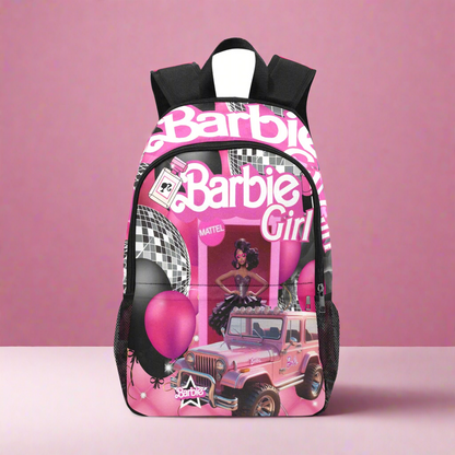 Barbie Backpack with Side Mesh Pockets