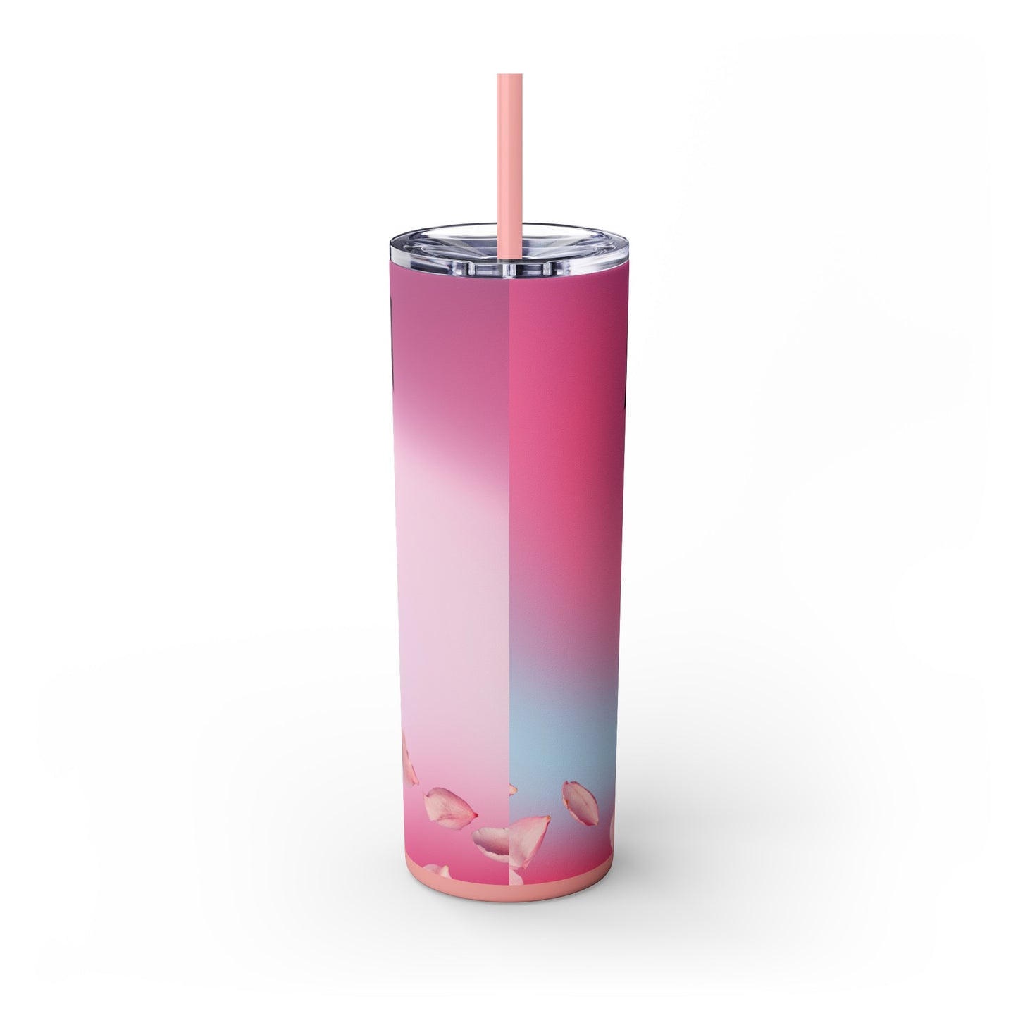 Pink Mulan Skinny Tumbler with Straw, 20oz