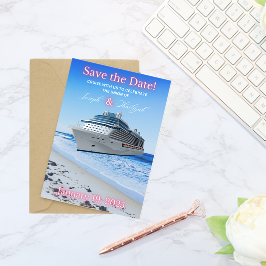 Cruise Save The Date Invitation