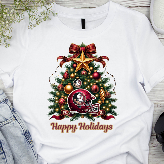 Sports Team Christmas Shirt (FSU Seminoles)