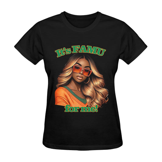 FAMU women’s black “it’s FAMU for me” T-shirt