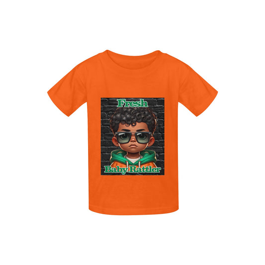 FAMU Fresh Baby Rattler Orange  Kids T-shirt