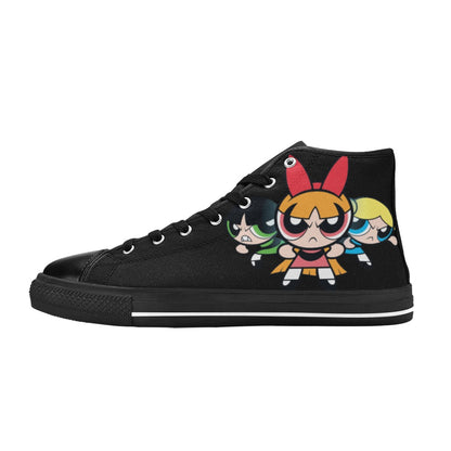 Power Puff Girls High Top Canvas Shoes for Kid