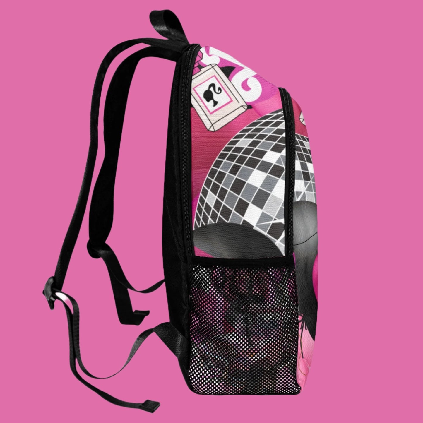 Barbie Backpack with Side Mesh Pockets