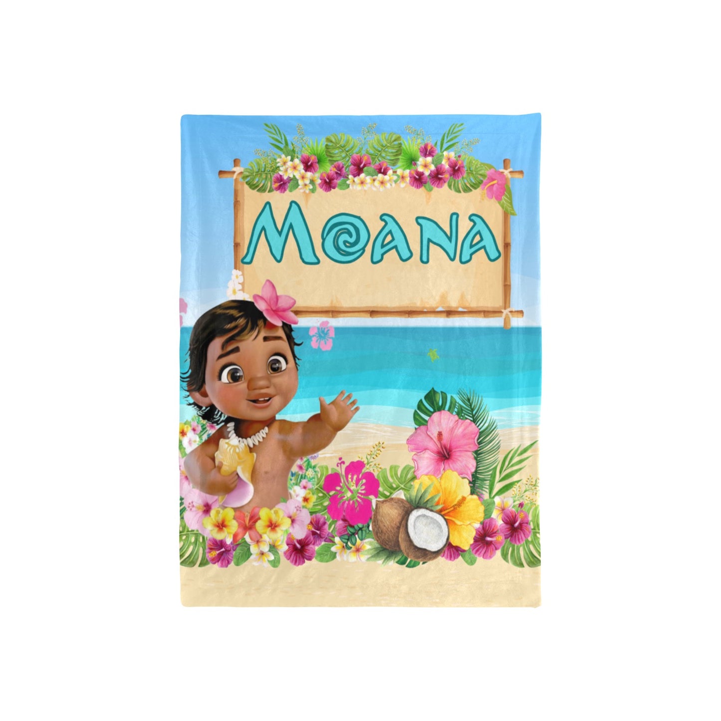 Moana Baby Blanket 40"x50"