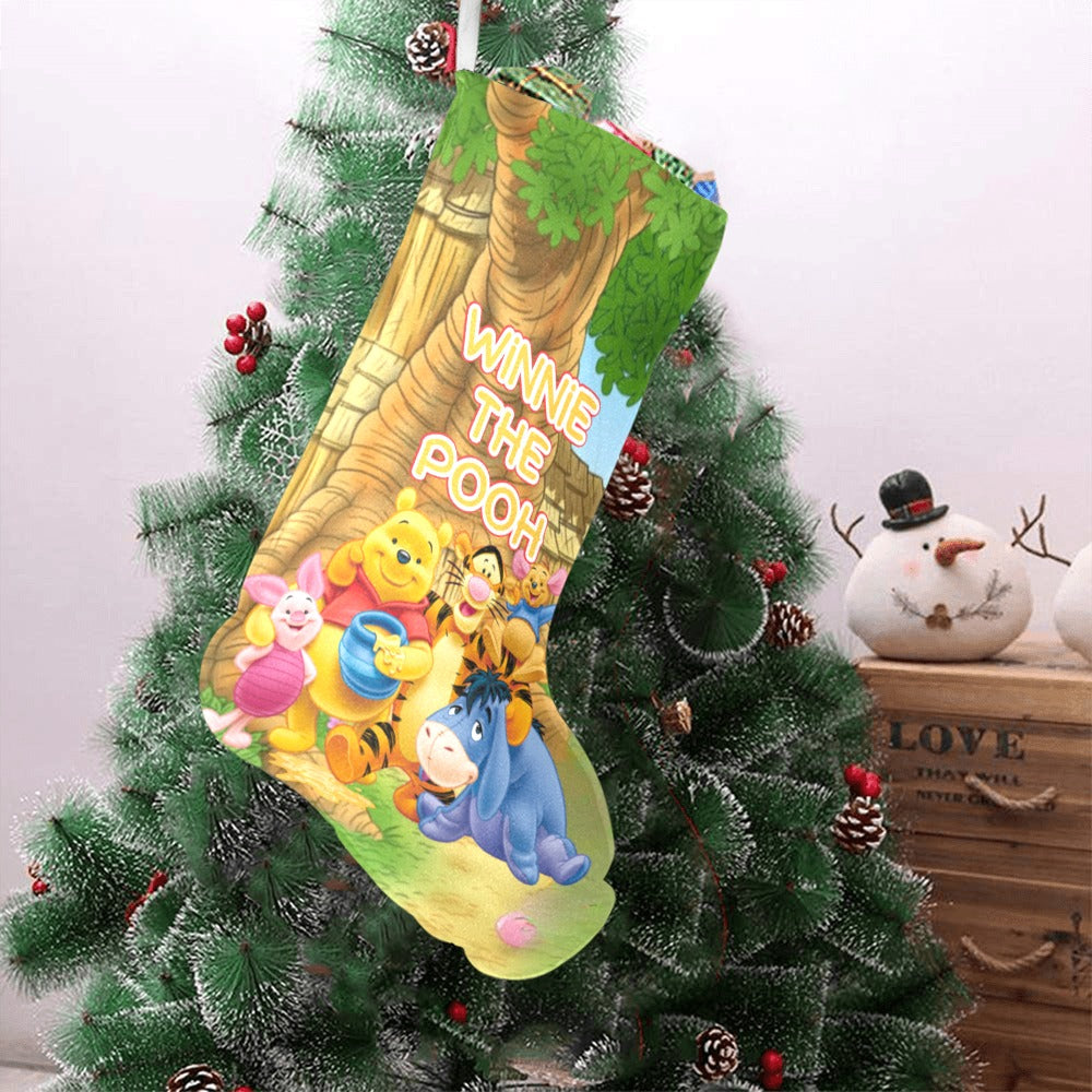 Winnie the Pooh Christmas Stocking (Without Folded Top)