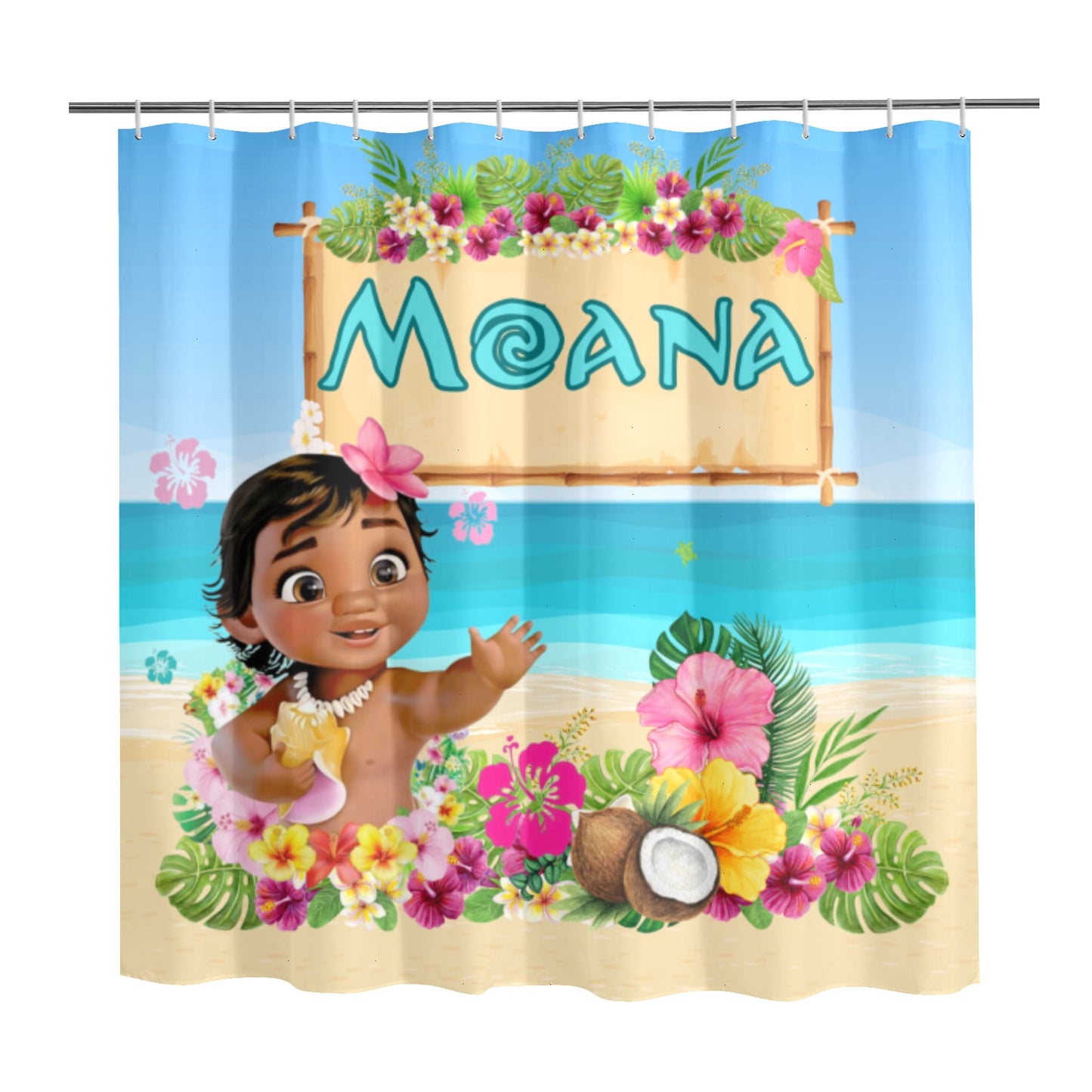 Moana Shower Curtain 72" x 72"