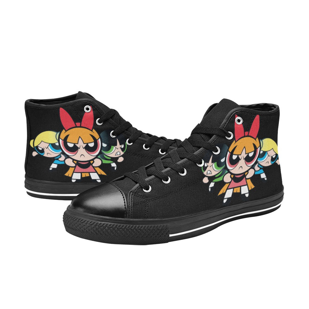 Power Puff Girls High Top Canvas Shoes for Kid