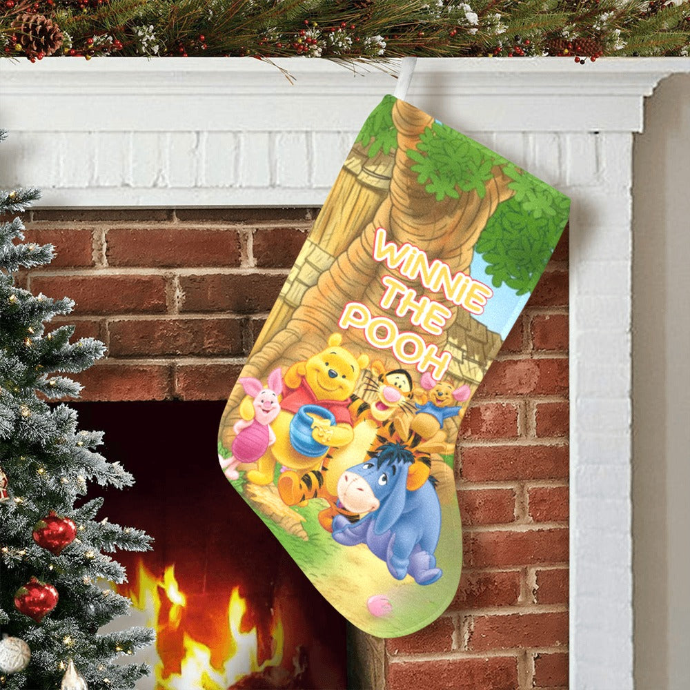 Winnie the Pooh Christmas Stocking (Without Folded Top)