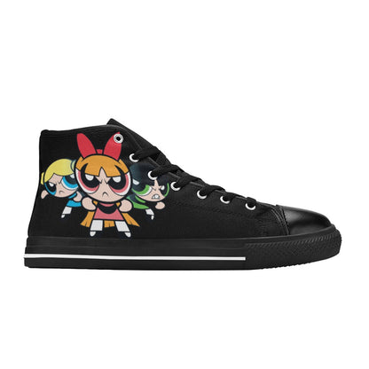 Power Puff Girls High Top Canvas Shoes for Kid