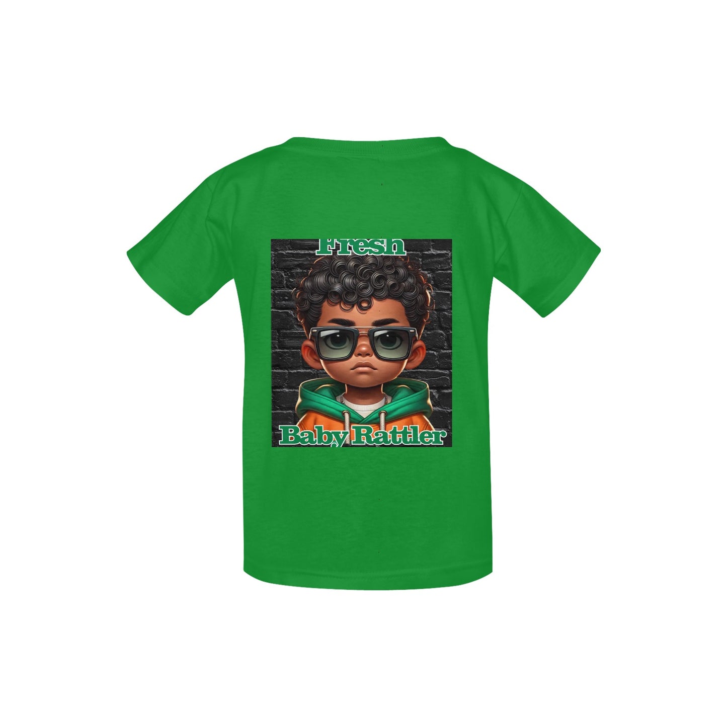 FAMU Fresh Baby Rattler Green Kids T-shirt